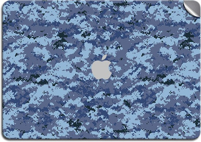 

GADGETS WRAP GW-41698 Dark Blue Camo Skin Top Only Vinyl Laptop Decal 13