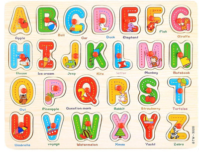 

Mag Creation Wooden Colorful Learning Educational Board for Kids with Knobs, Educational Learning Wooden Board Tray(Multicolor)