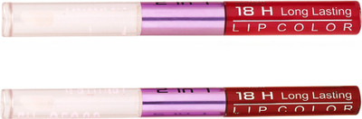 

Color Fever Non-stick Cup Waterproof colorstay all day Long Lasting Durable Matte Liquid Lipstick Beauty Lip Gloss,Fashionable Colors Long Lasting Lipsticks(Set of 2 ) 2 IN 1 29-41(Red, Rose Red)