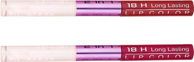 

Color Fever Non-stick Cup Waterproof colorstay all day Long Lasting Durable Matte Liquid Lipstick Beauty Lip Gloss,Fashionable Colors Long Lasting Lipsticks(Set of 2 ) 2 IN 1 39-40(Nude, Cardinal)