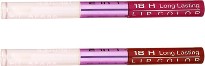 

Color Fever Non-stick Cup Waterproof colorstay all day Long Lasting Durable Matte Liquid Lipstick Beauty Lip Gloss,Fashionable Colors Long Lasting Lipsticks(Set of 2 ) 2 IN 1 40-43(Cardinal, Brick Orange)