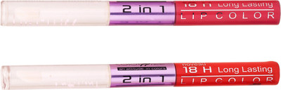 

Color Fever Non-stick Cup Waterproof colorstay all day Long Lasting Durable Matte Liquid Lipstick Beauty Lip Gloss,Fashionable Colors Long Lasting Lipsticks(Set of 2 ) 2 IN 1 31-38(Peach, Orange)