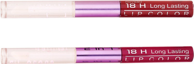 

Color Fever Non-stick Cup Waterproof colorstay all day Long Lasting Durable Matte Liquid Lipstick Beauty Lip Gloss,Fashionable Colors Long Lasting Lipsticks(Set of 2 ) 2 IN 1 34-40(Dark Red, Cardinal)