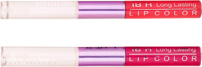 

Color Fever Non-stick Cup Waterproof colorstay all day Long Lasting Durable Matte Liquid Lipstick Beauty Lip Gloss,Fashionable Colors Long Lasting Lipsticks(Set of 2 ) 2 IN 1 30-32(Peach, Pink)