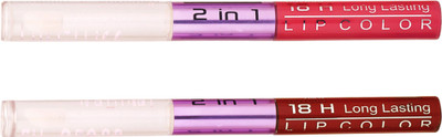 

Color Fever Non-stick Cup Waterproof colorstay all day Long Lasting Durable Matte Liquid Lipstick Beauty Lip Gloss,Fashionable Colors Long Lasting Lipsticks(Set of 2 ) 2 IN 1 31-43(Peach, Brick Orange)
