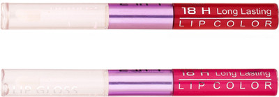 

Color Fever Non-stick Cup Waterproof colorstay all day Long Lasting Durable Matte Liquid Lipstick Beauty Lip Gloss,Fashionable Colors Long Lasting Lipsticks(Set of 2 ) 2 IN 1 29-32(Red, Pink)