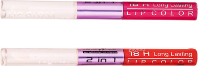 

Color Fever Non-stick Cup Waterproof colorstay all day Long Lasting Durable Matte Liquid Lipstick Beauty Lip Gloss,Fashionable Colors Long Lasting Lipsticks(Set of 2 ) 2 IN 1 32-33(Pink, Brick Orange)