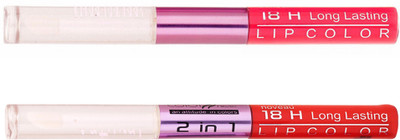 

Color Fever Non-stick Cup Waterproof colorstay all day Long Lasting Durable Matte Liquid Lipstick Beauty Lip Gloss,Fashionable Colors Long Lasting Lipsticks(Set of 2 ) 2 IN 1 28-33(Rose Blush, Brick Orange)