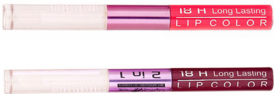 

Color Fever Non-stick Cup Waterproof colorstay all day Long Lasting Durable Matte Liquid Lipstick Beauty Lip Gloss,Fashionable Colors Long Lasting Lipsticks(Set of 2 ) 2 IN 1 28-35(Rose Blush, Brown)