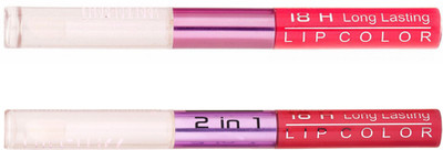 

Color Fever Non-stick Cup Waterproof colorstay all day Long Lasting Durable Matte Liquid Lipstick Beauty Lip Gloss,Fashionable Colors Long Lasting Lipsticks(Set of 2 ) 2 IN 1 28-31(Rose Blush, Peach)