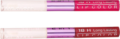 

Color Fever Non-stick Cup Waterproof colorstay all day Long Lasting Durable Matte Liquid Lipstick Beauty Lip Gloss,Fashionable Colors Long Lasting Lipsticks(Set of 2 ) 2 IN 1 32-36(Pink, Maroon)