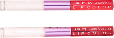 

Color Fever Non-stick Cup Waterproof colorstay all day Long Lasting Durable Matte Liquid Lipstick Beauty Lip Gloss,Fashionable Colors Long Lasting Lipsticks(Set of 2 ) 2 IN 1 30-37(Peach, Nude)