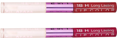 

Color Fever Non-stick Cup Waterproof colorstay all day Long Lasting Durable Matte Liquid Lipstick Beauty Lip Gloss,Fashionable Colors Long Lasting Lipsticks(Set of 2 ) 2 IN 1 36-40(Maroon, Cardinal)