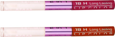 

Color Fever Non-stick Cup Waterproof colorstay all day Long Lasting Durable Matte Liquid Lipstick Beauty Lip Gloss,Fashionable Colors Long Lasting Lipsticks(Set of 2 ) 2 IN 1 40-42(Cardinal, Brick Orange)