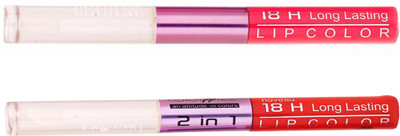 

Color Fever Non-stick Cup Waterproof colorstay all day Long Lasting Durable Matte Liquid Lipstick Beauty Lip Gloss,Fashionable Colors Long Lasting Lipsticks(Set of 2 ) 2 IN 1 28-38(Rose Blush, Orange)