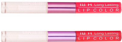 

Color Fever Non-stick Cup Waterproof colorstay all day Long Lasting Durable Matte Liquid Lipstick Beauty Lip Gloss,Fashionable Colors Long Lasting Lipsticks(Set of 2 ) 2 IN 1 28-30(Rose Blush, Peach)