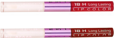 

Color Fever Non-stick Cup Waterproof colorstay all day Long Lasting Durable Matte Liquid Lipstick Beauty Lip Gloss,Fashionable Colors Long Lasting Lipsticks(Set of 2 ) 2 IN 1 29-43(Red, Brick Orange)