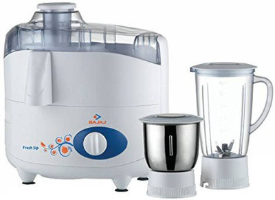 

Bajaj _FreshSip 450 Juicer Mixer Grinder(White, 2 Jars)