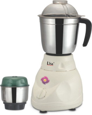 

Lisa Mixer Grinder 450 Mixer Grinder(White, 2 Jars)