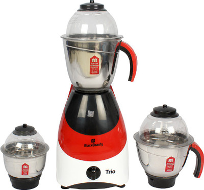 

Black Beauty Trio 750 Mixer Grinder(Red And White, 3 Jars)