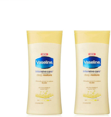 

Vaseline Intensive Care Deep Restore lotion 100ml pack of 2(100 ml)