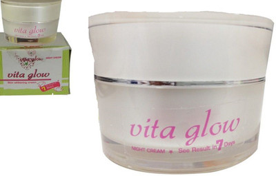 

Vita Glow Skin Whitening Night Cream 100% Challenge by DVR(30 g)