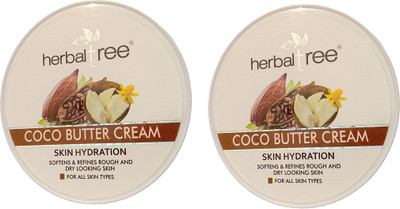 

herbaltree HT COCO BUTTER CREAM SKIN HYDRATION 180G PACK OF - 2(360 g)