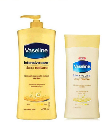 

Vaseline Intensive Care Deep Restore Moisturising 400ml +100ml(500 ml)