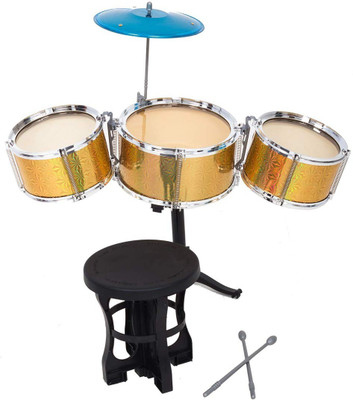 

Baybee Jazz Drum Se t Playset with one Small Chair Kids Toys(Multicolor)