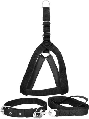 

Dog Wala Dog Harness & Leash(, Black