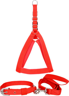 

Dog Wala Dog Harness & Leash(, Red