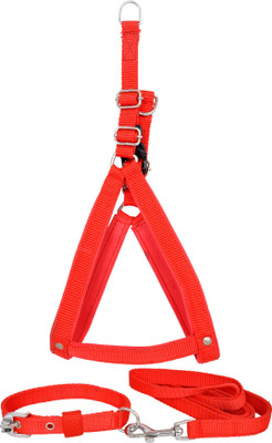 

Dog Wala Dog Harness & Leash(, Red
