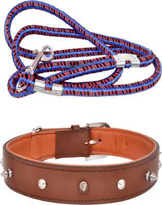 

Pride Infinite Dog Collar & Leash(, Brown