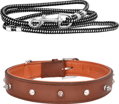 

Pride Infinite Dog Collar & Leash(, Brown