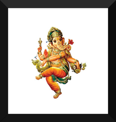 

Aabhaas Ganesha Wall Poster Fine Art Print(12 inch X 18 inch, Rolled)
