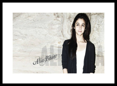 

Aabhaas Alia Bhatt Wall Poster Fine Art Print(12 inch X 18 inch, Rolled)