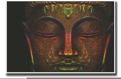 

Aabhaas Buddha Wall Poster Fine Art Print(12 inch X 18 inch, Rolled)