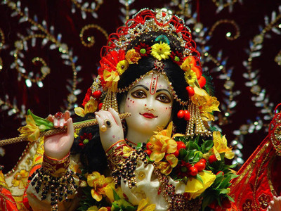 

Aabhaas Krishna Wall Poster Fine Art Print(12 inch X 18 inch, Rolled)