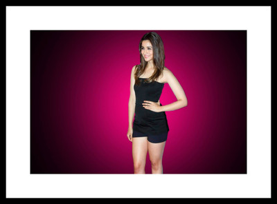 

Aabhaas Alia Bhatt Wall Poster Fine Art Print(12 inch X 18 inch, Rolled)