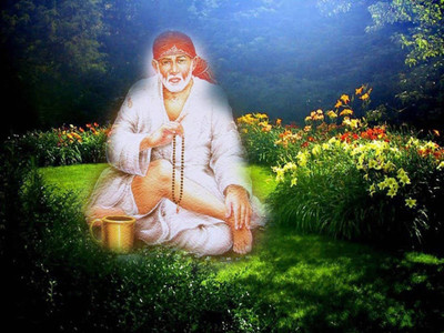 

Aabhaas Sai Baba Wall Poster Fine Art Print(12 inch X 18 inch, Rolled)