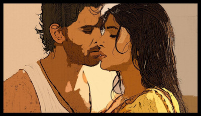 

Aabhaas Hrithik Roshan Wall Poster Fine Art Print(12 inch X 18 inch, Rolled)