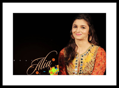 

Aabhaas Alia Bhatt Wall Poster Fine Art Print(12 inch X 18 inch, Rolled)