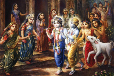 

Aabhaas Krishna Wall Poster Fine Art Print(12 inch X 18 inch, Rolled)