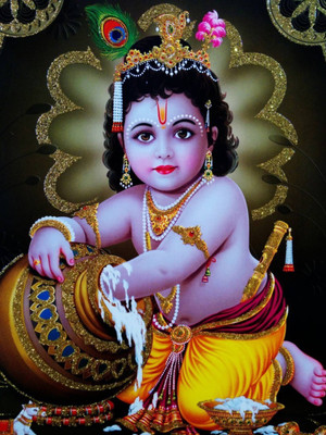 

Aabhaas Krishna Wall Poster Fine Art Print(12 inch X 18 inch, Rolled)