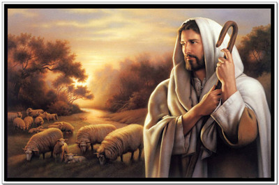 

Aabhaas Jesus Christ Wall Poster Fine Art Print(12 inch X 18 inch, Rolled)