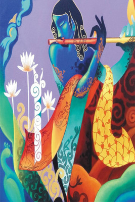 

Aabhaas Krishna Wall Poster Fine Art Print(12 inch X 18 inch, Rolled)