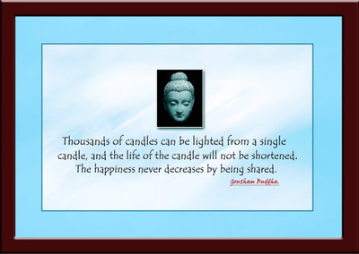 

Aabhaas Buddha Wall Poster Fine Art Print(12 inch X 18 inch, Rolled)