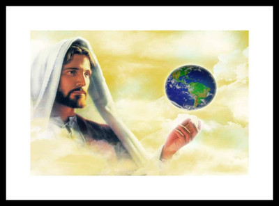 

Aabhaas Jesus Christ Wall Poster Fine Art Print(12 inch X 18 inch, Rolled)