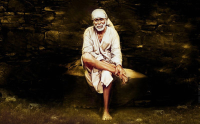 

Aabhaas Sai Baba Wall Poster Fine Art Print(12 inch X 18 inch, Rolled)