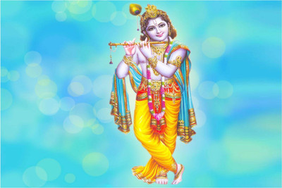 

Aabhaas Krishna Wall Poster Fine Art Print(12 inch X 18 inch, Rolled)